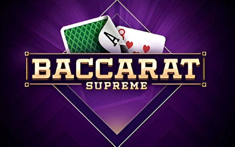 Profitez d'un jeu Baccarat Supreme simple et classique sur Melbet.