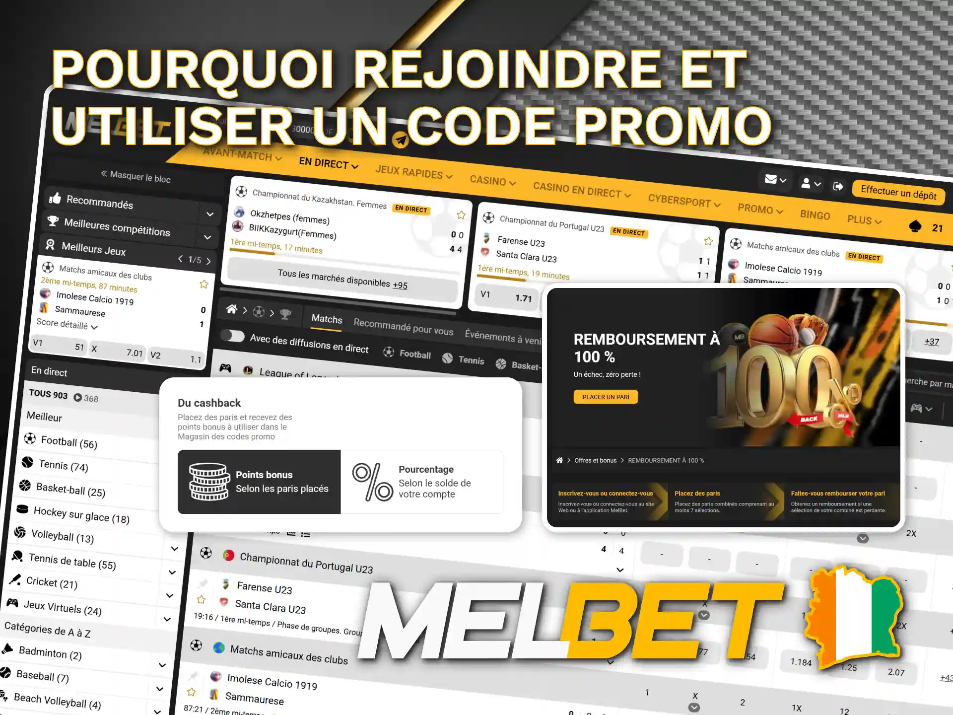 Profitez des avantages des paris sécurisés et équitables avec Melbet.