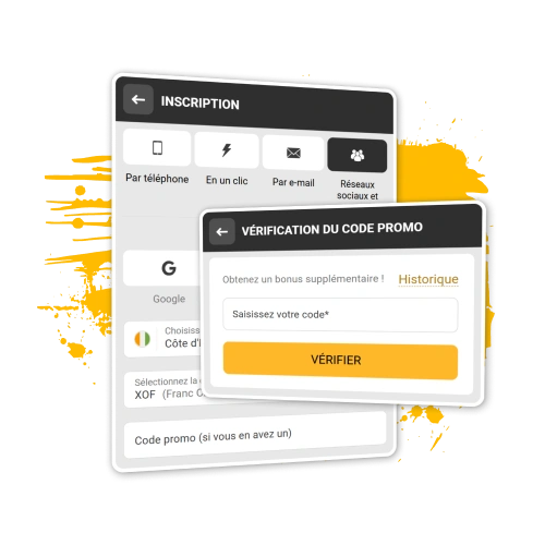 Accédez aux promotions après vous être inscrit à Melbet.