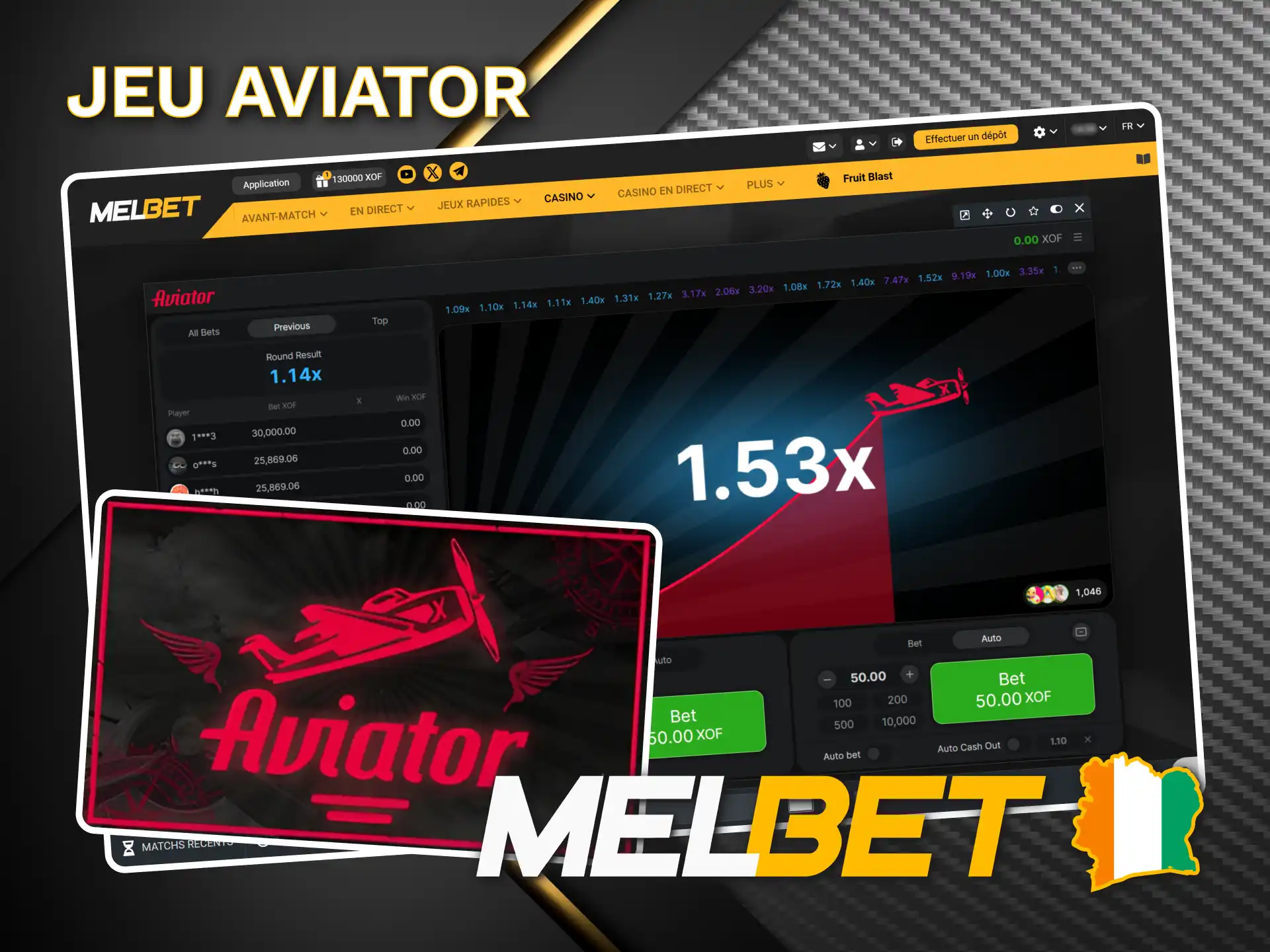 Encaissez avant que l'avion d'Aviator ne s'écrase sur Melbet online.