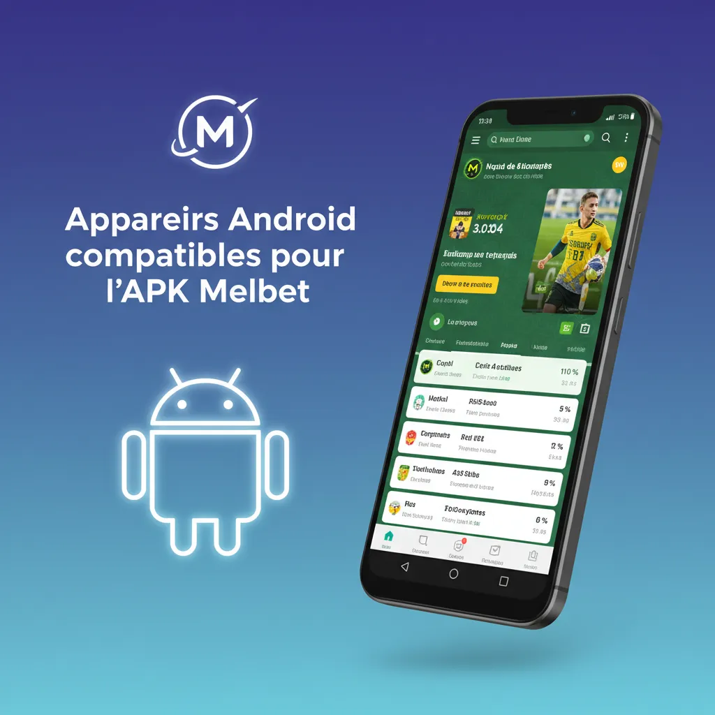 Tableau des appareils Android compatibles avec l’APK Melbet : Samsung, Sony, Huawei, OnePlus, Oppo, Google, Xiaomi, Poco.