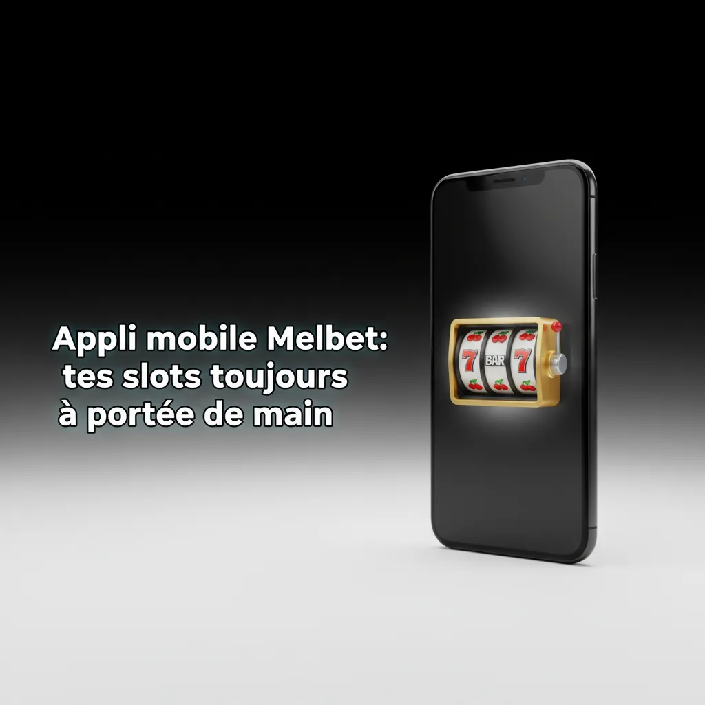 Smartphone montrant l’app Melbet: lobby des slots, filtres, bonus, paris et retraits pour jouer en déplacement.