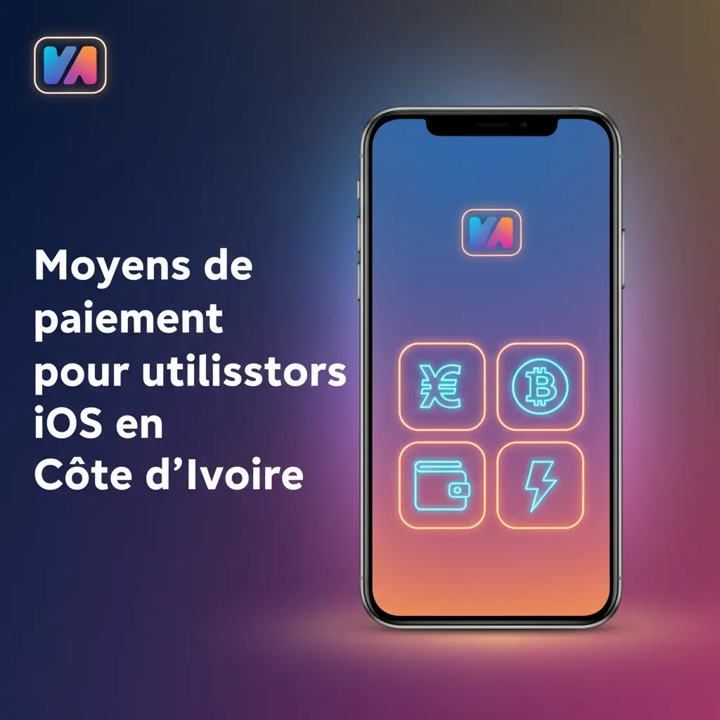 Paiements iOS Côte d’Ivoire: mobile money, cartes, crypto. Dépôts 1 000 XOF, retraits 3 000, plafond 3 000 000 XOF